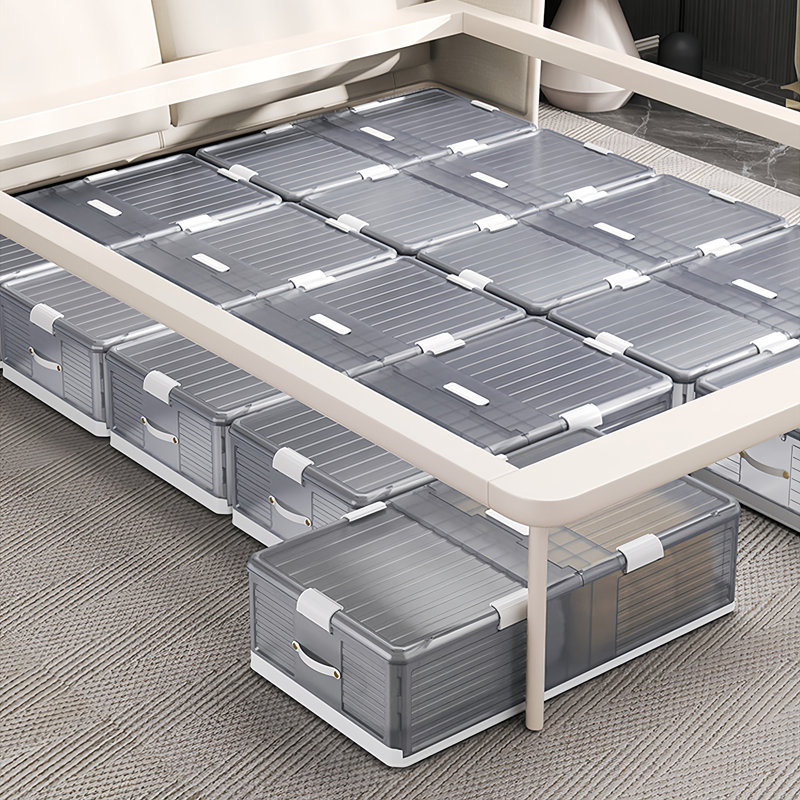 Rebrilliant Bogumil Plastic Underbed Storage Box with Lid & Reviews